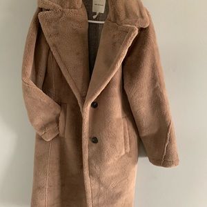 Long high quality oversized teddy coat